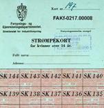 Rasjoneringskort på de fleste varer